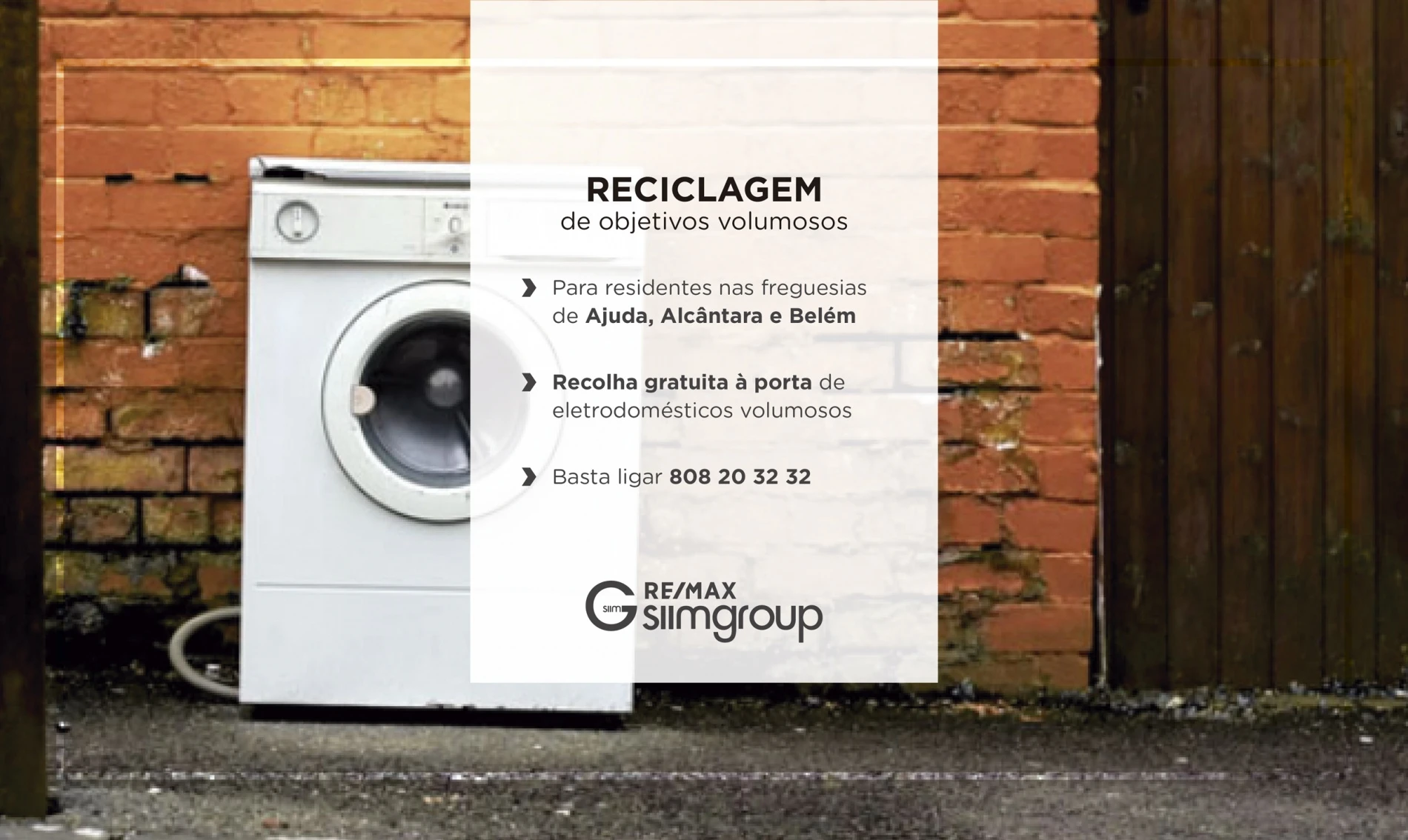 Reciclagem de objetivos volumosos