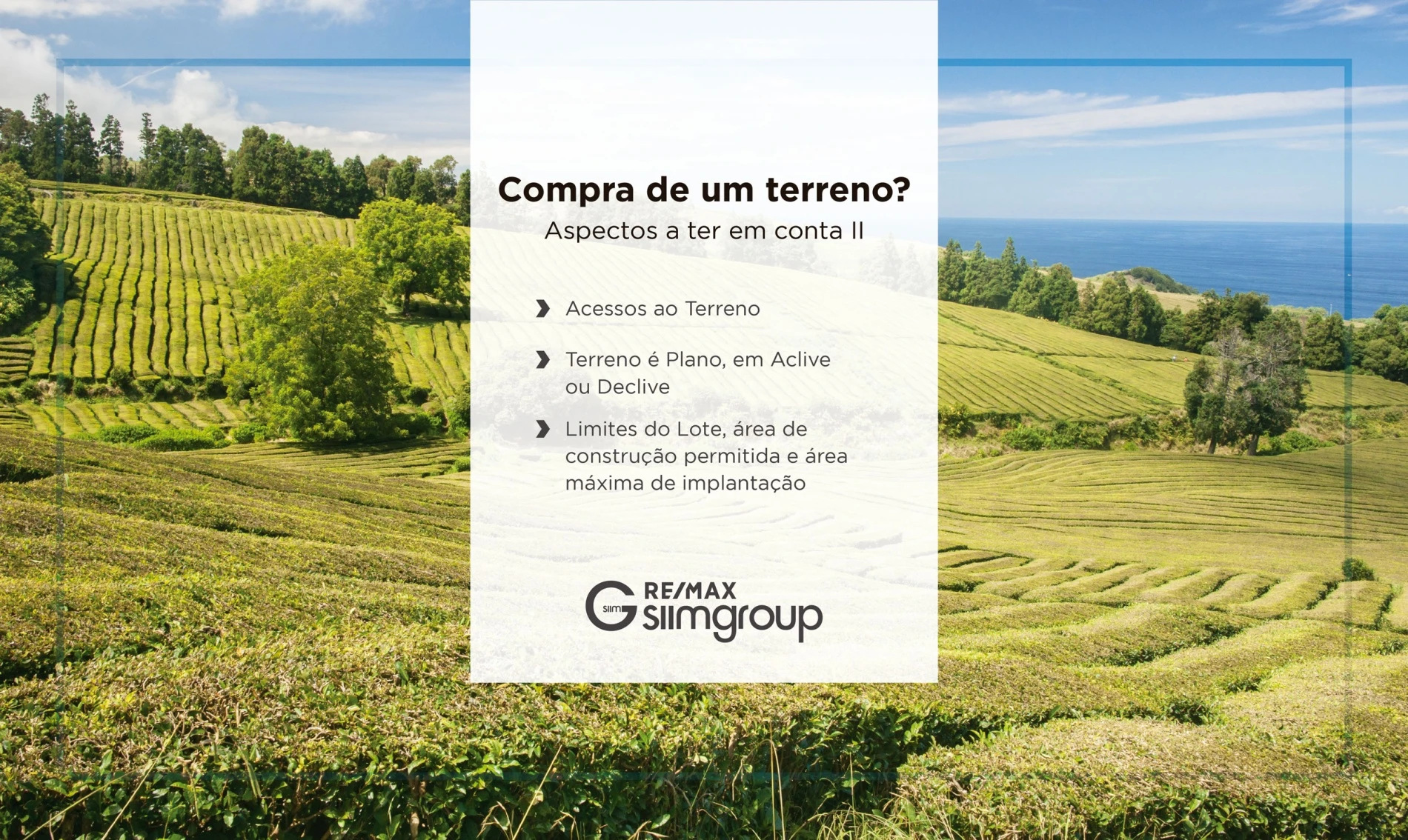 Compra de um terreno? Aspectos a ter em conta II