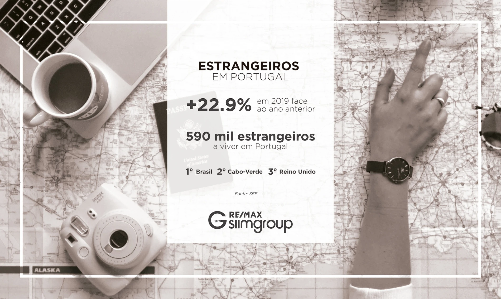 590 mil estrangeiros a viver em Portugal