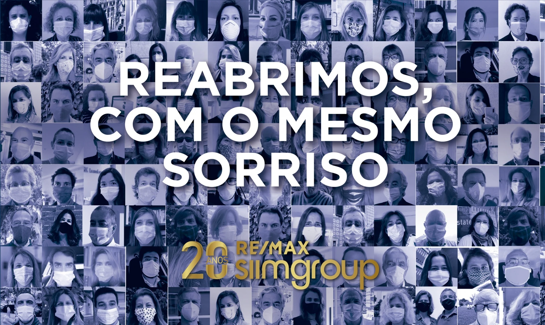 Reabrimos e esperamos por si com mesmo sorriso de sempre!