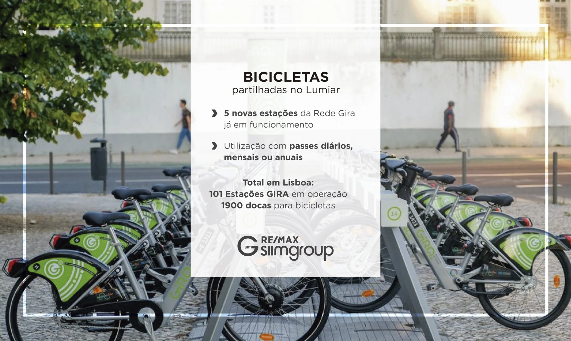 Bicicletas partilhadas no Lumiar