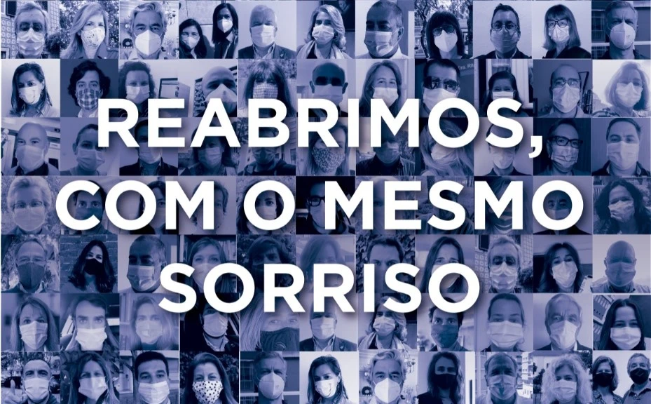 Reabrimos e esperamos por si com mesmo sorriso de sempre!