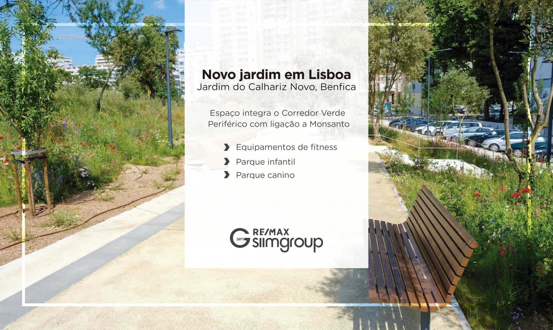 Novo jardim em Lisboa