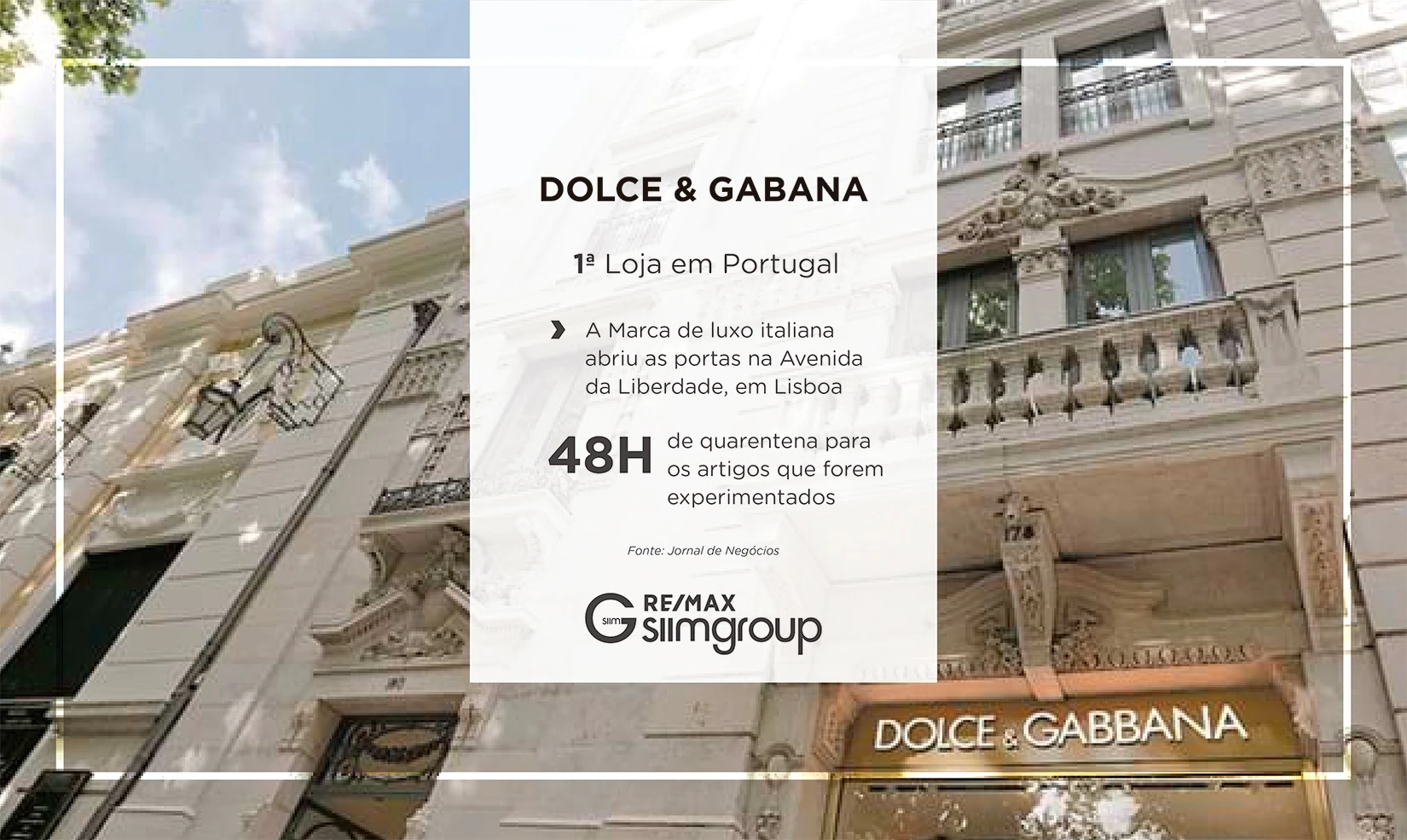 Dolce & Gabana inaugura a sua primeira loja em Portugal