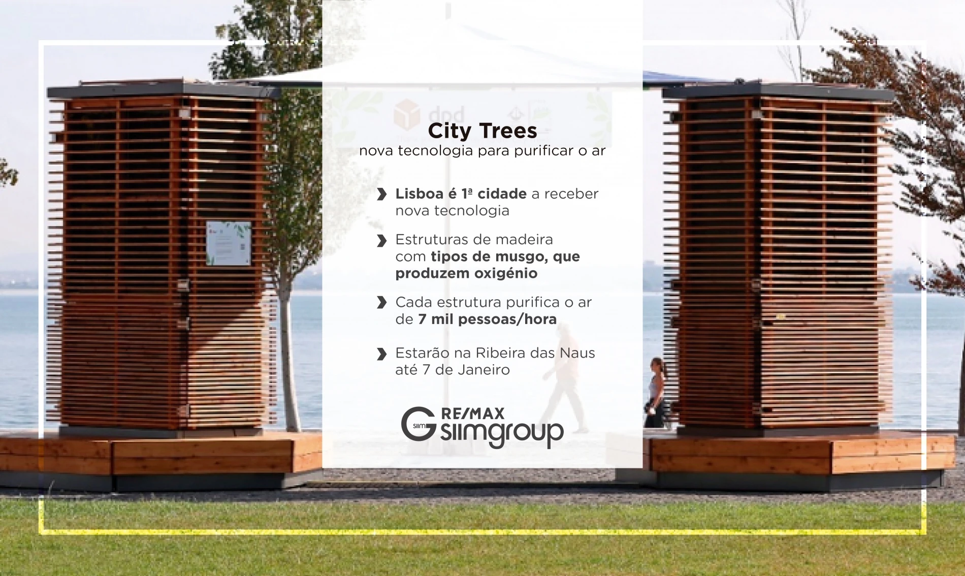 Lisboa é 1ª cidade a receber nova tecnologia para purificar o ar