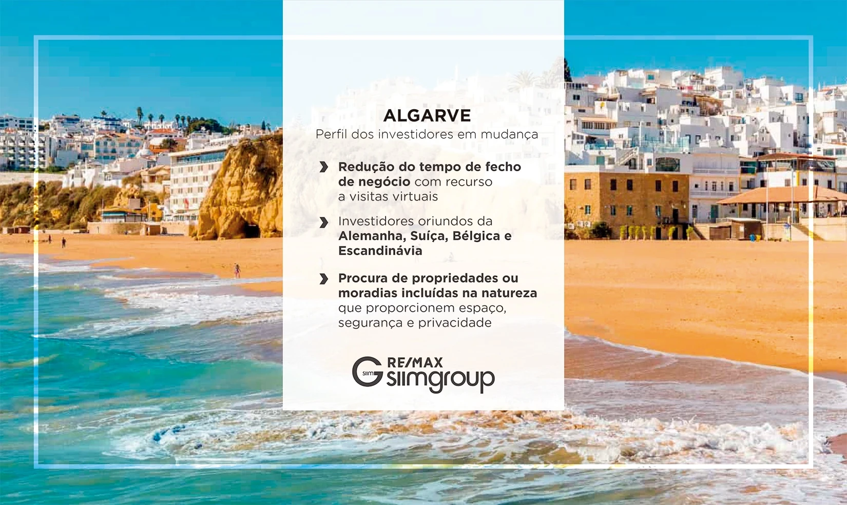 Perfil dos investidores no Algarve em mudança
