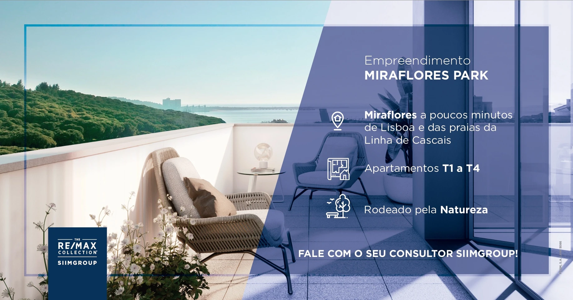 Viver no MIRAFLORES PARK é viver com qualidade de vida num centro urbano, rodeado pela natureza