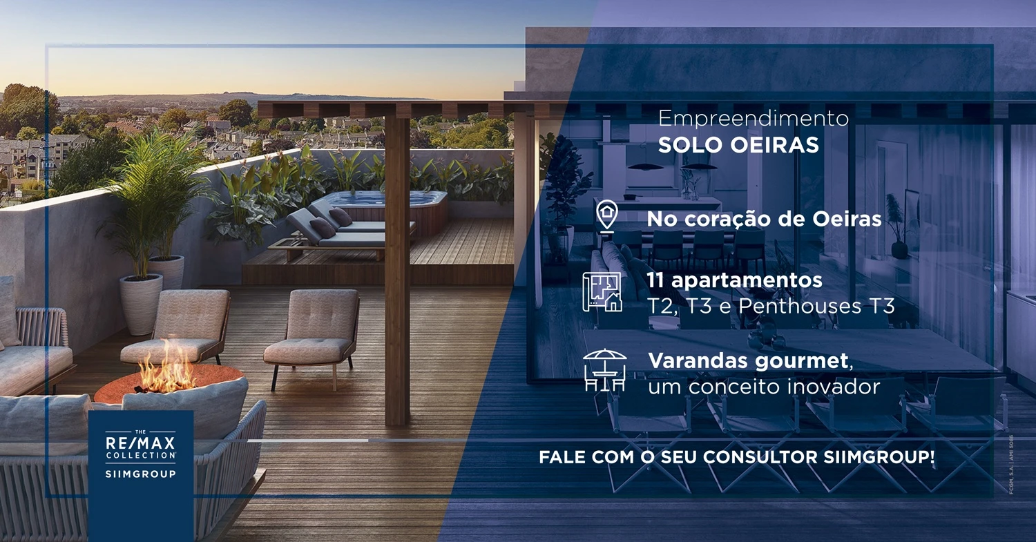 Com a assinatura do Arquitecto Sydney Quintela, o Solo Oeiras é um projecto exclusivo, especial, único.