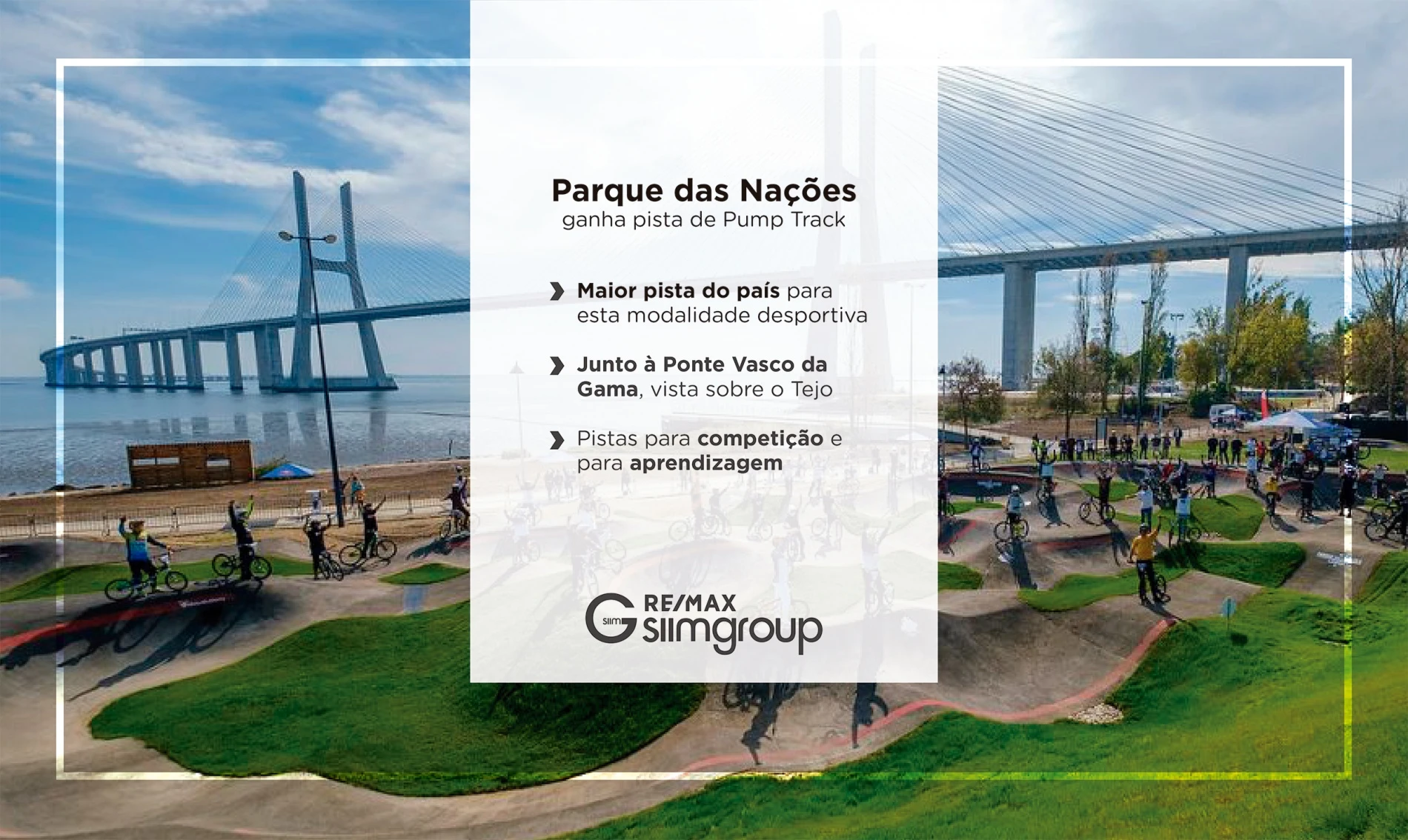 Parque das Nações ganha pista de Pump Track
