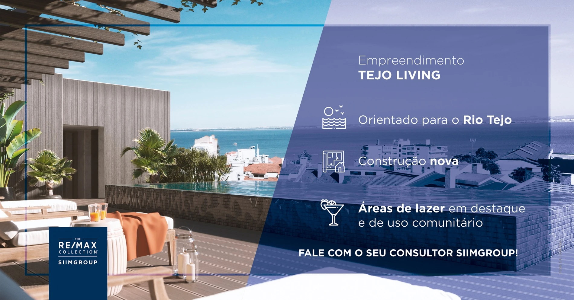 Empreendimento Tejo Living, 39 apartamentos com tipologias T1, T2 e T3