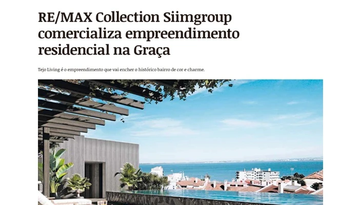 RE/MAX Collection Siimgroup comercializa empreendimento residencial na Graça