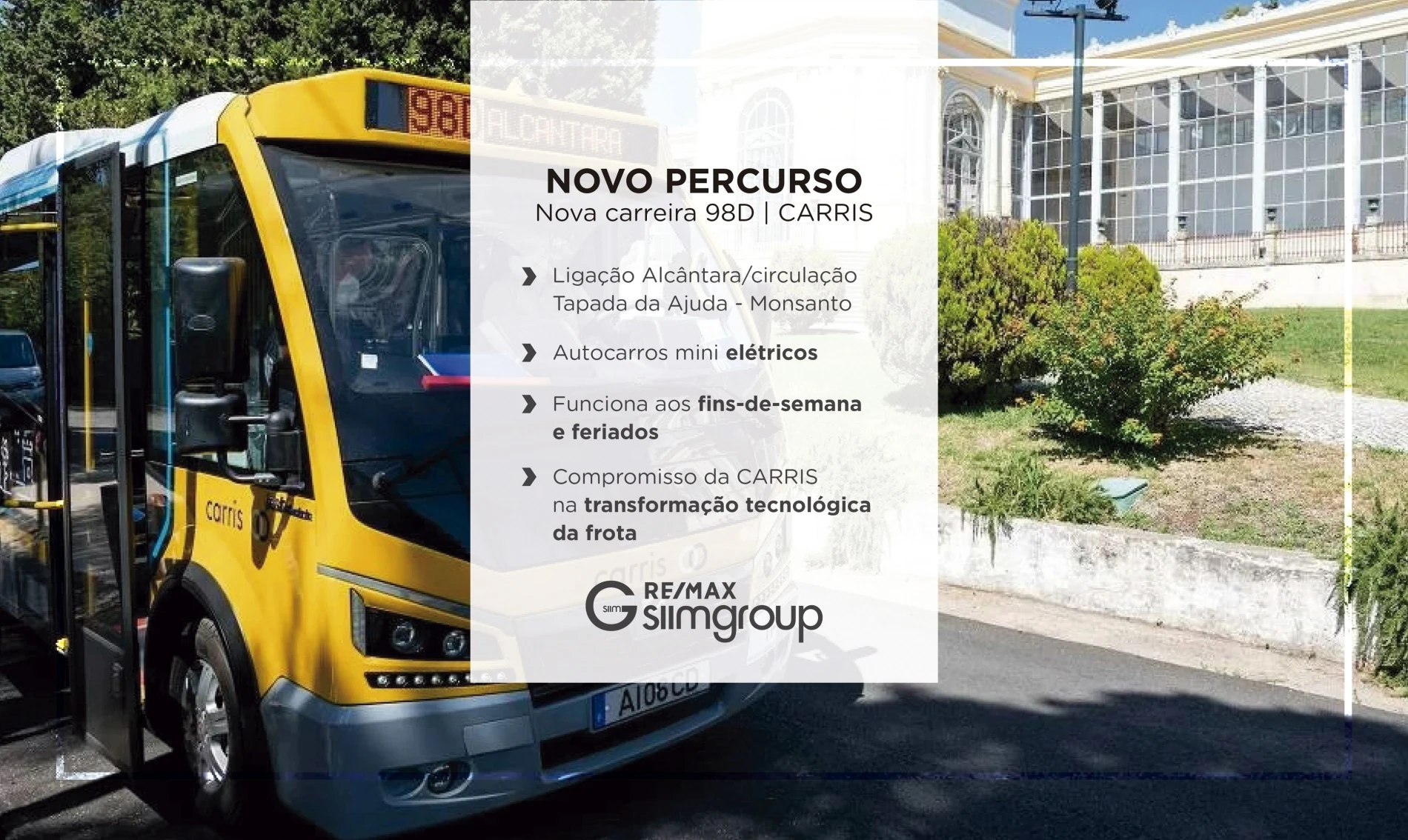 98D: autocarro para o Monsanto