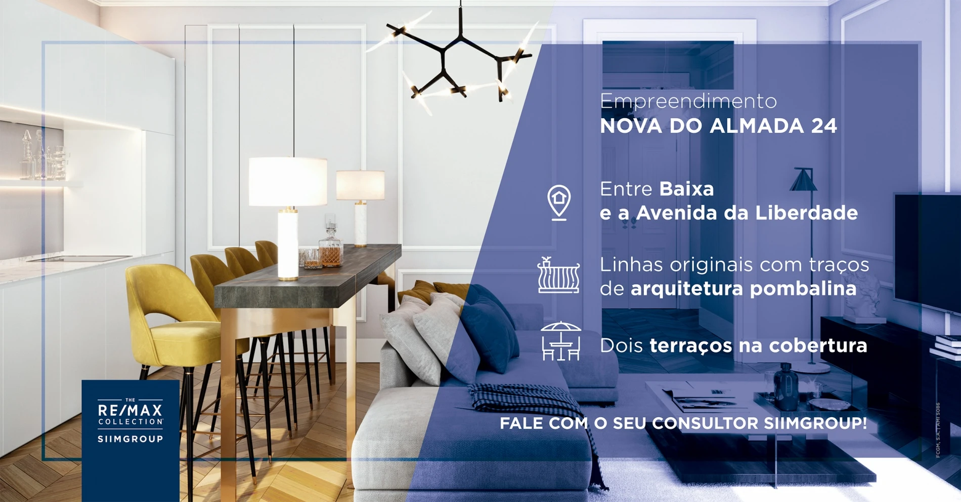 Empreendimento Nova do Almada 24 no chiado, com dez apartamentos T2