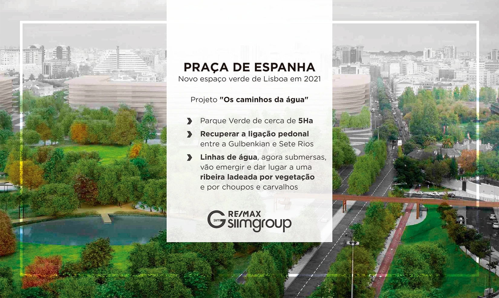 Praça de Espanha renovada em 2021